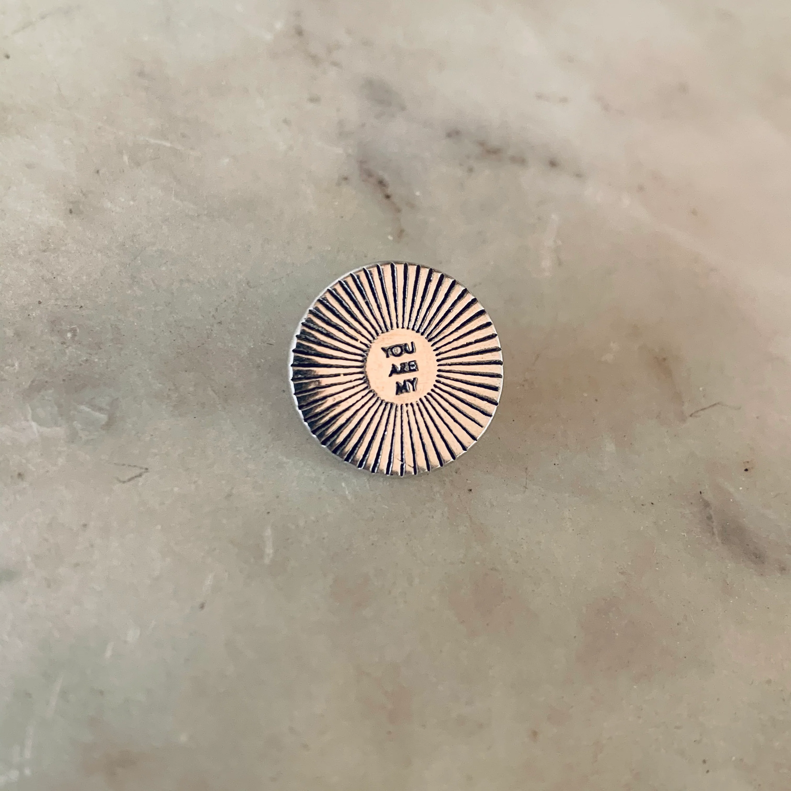YOU ARE MY SUNSHINE TIE/LAPEL PIN - Image 4